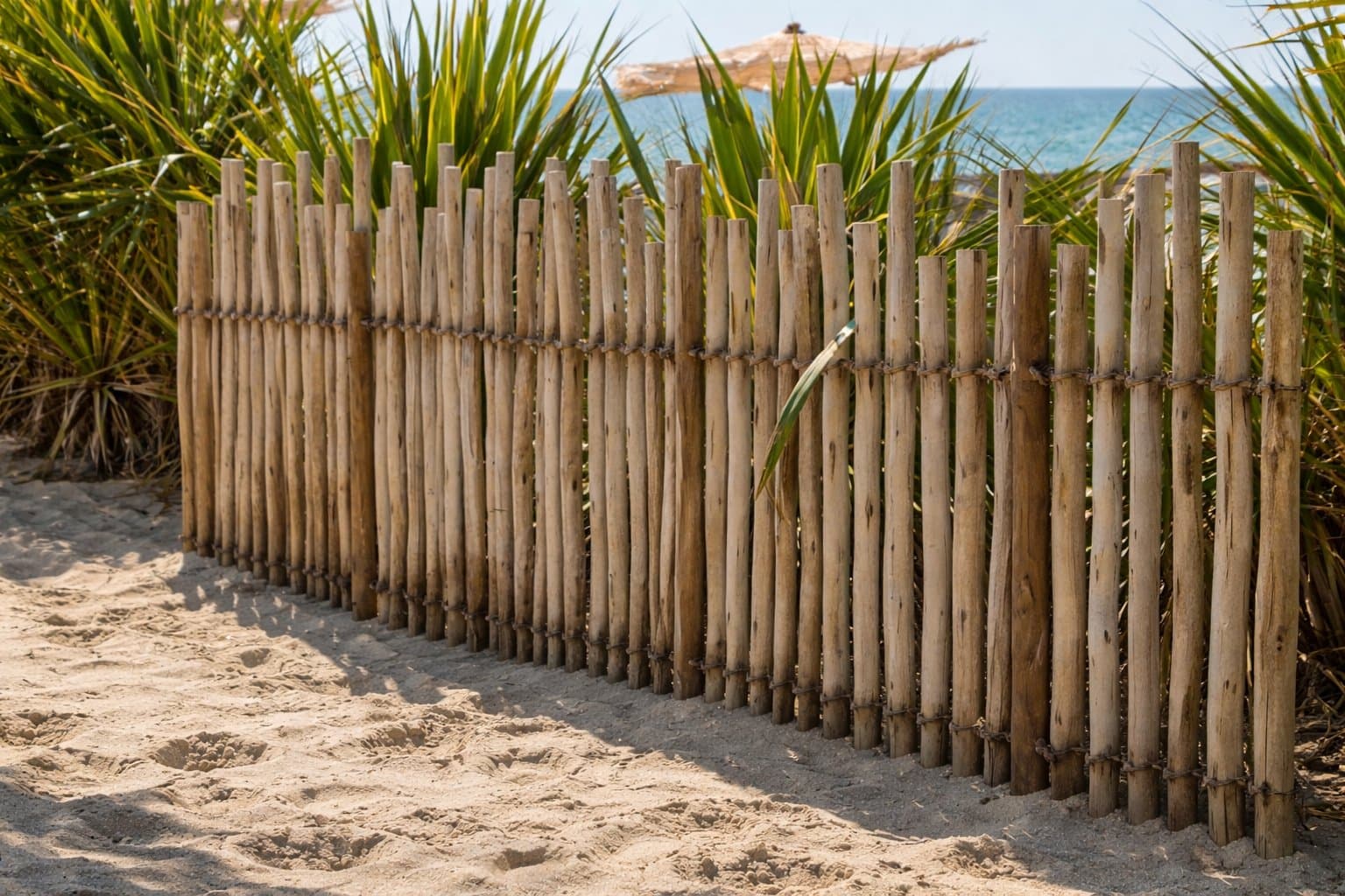 Clôture brise-vue naturelle