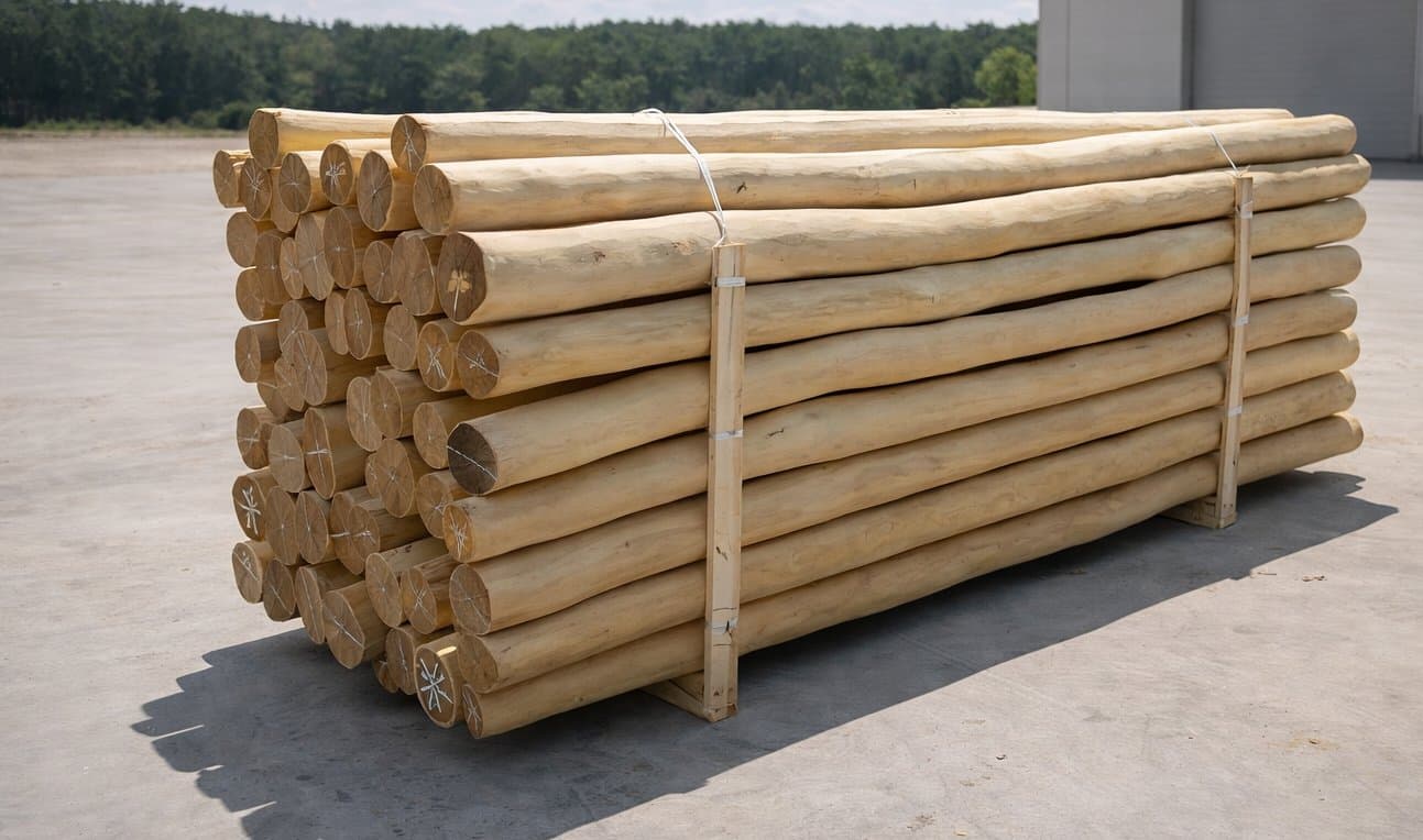 Rondins Acacia Ø 120/140 mm