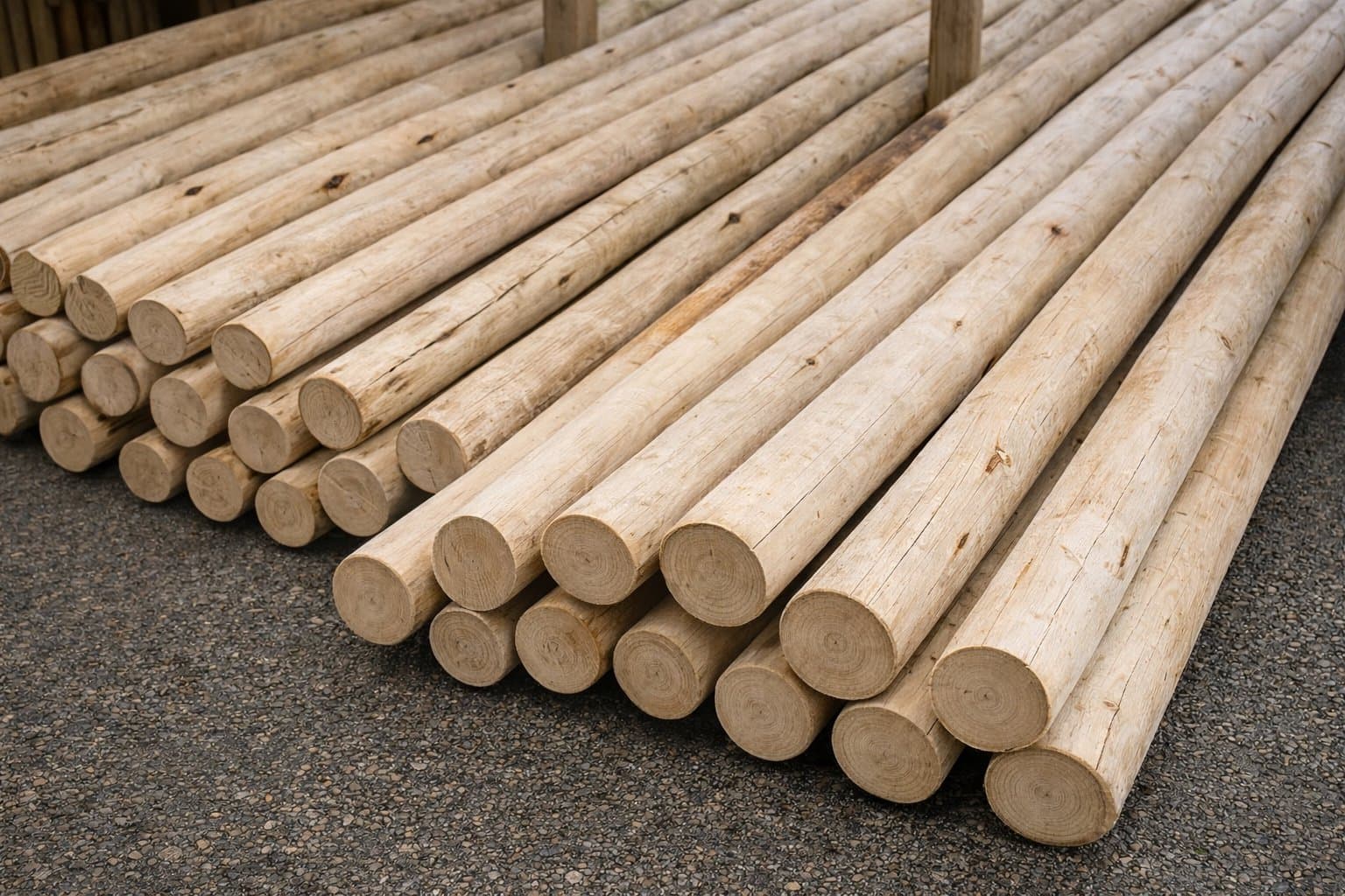 Rondins Eucalyptus Ø 75/100 mm