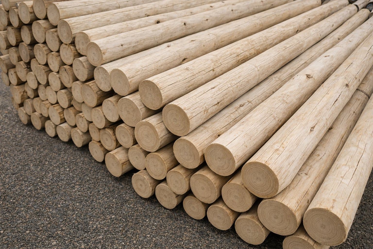 Rondins Eucalyptus Ø 100/125 mm