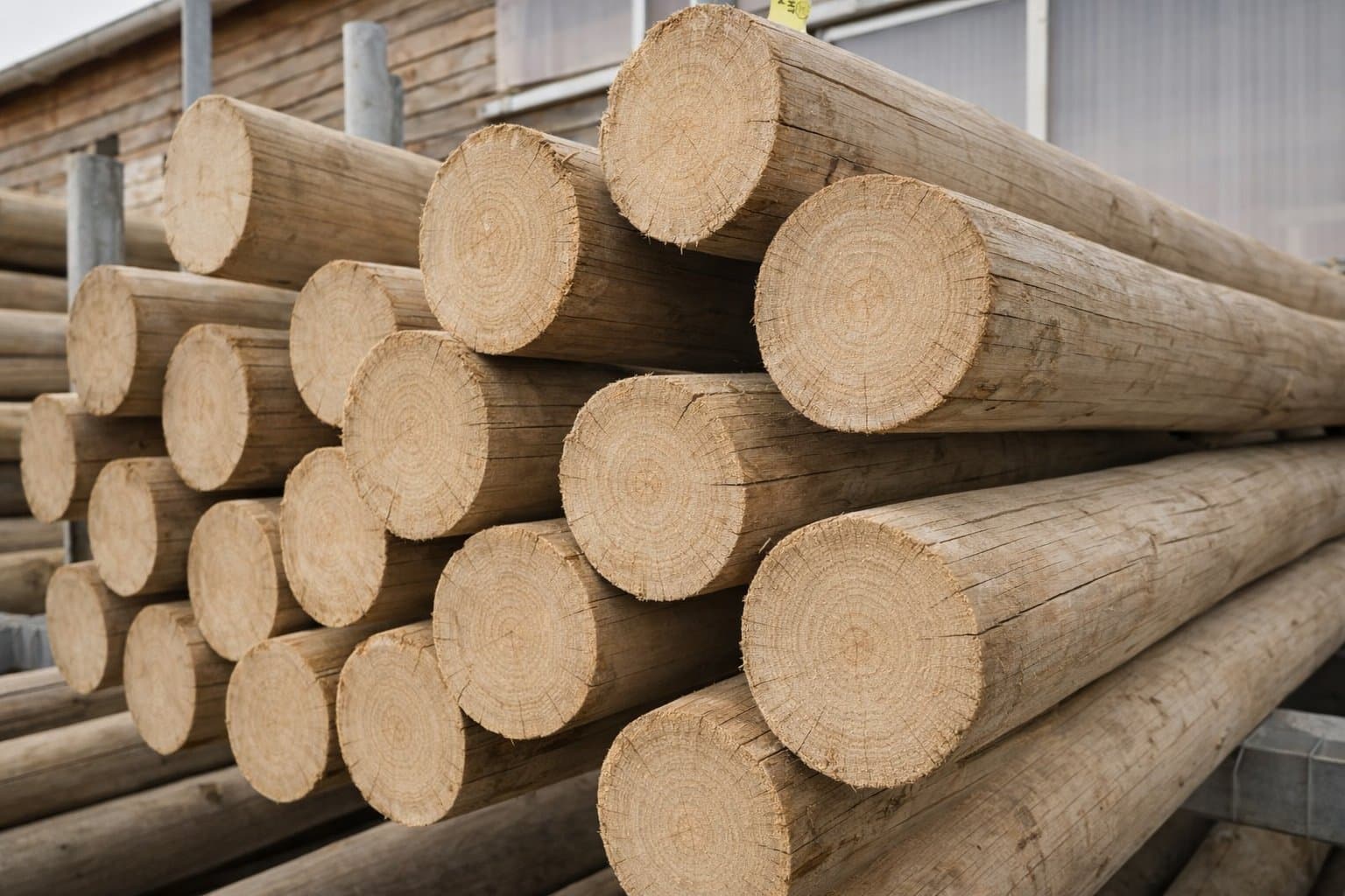 Rondins Eucalyptus Ø 125/150 mm